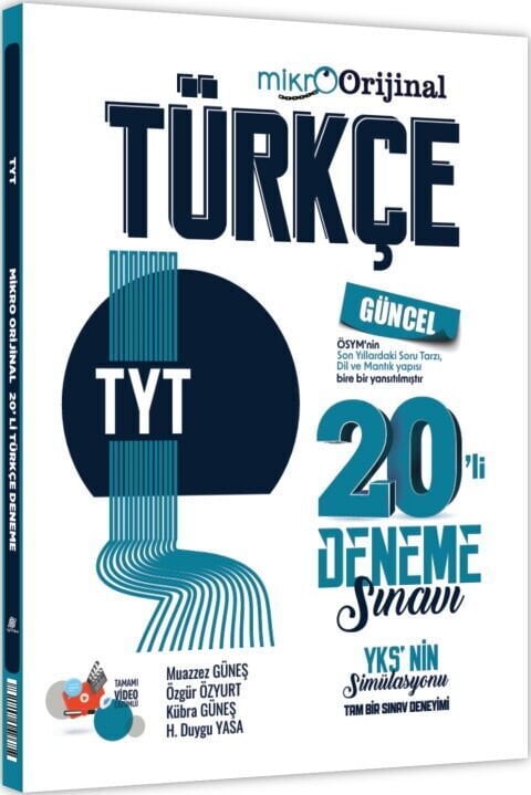 Orijinal Mikro TYT Türkçe 20’li Deneme Sınavı