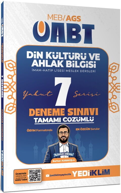 Yediiklim 2027 MEB AGS ÖABT Yakut Din Kültürü Ve Ahlak Bilgisi Tamamı Çözümlü 7 Deneme