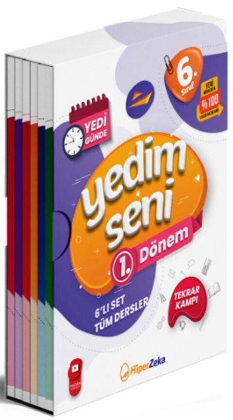 Hiper Zeka Yayınları 6. Sınıf Yedim Seni 1. Dönem Tekrar Kampı