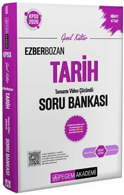 Pegem Akademi 2026 KPSS Tarih Ezberbozan Soru Bankası