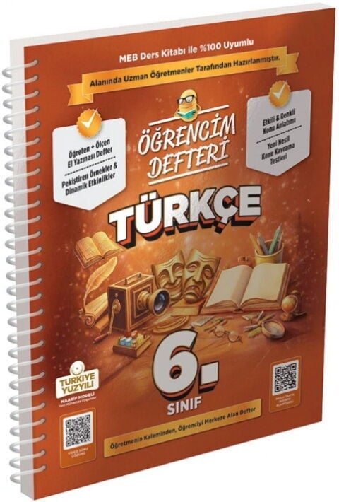 Murat Yayınları 6. Sınıf Türkçe Öğrencim Defteri