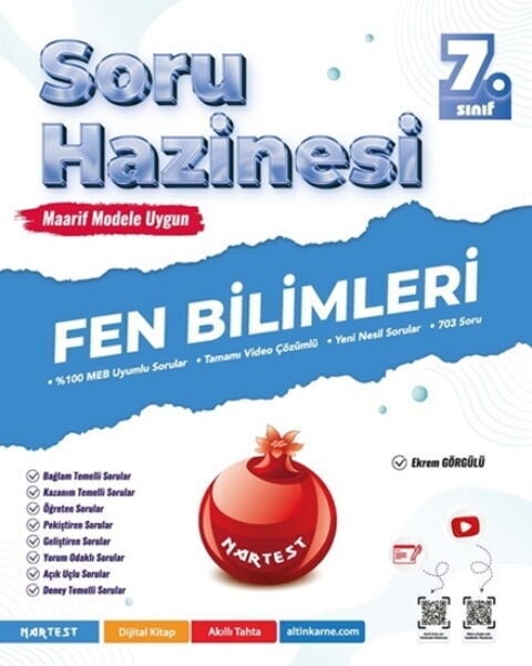 Nartest Yayınları 7. Sınıf Fen Bilimleri Soru Hazinesi