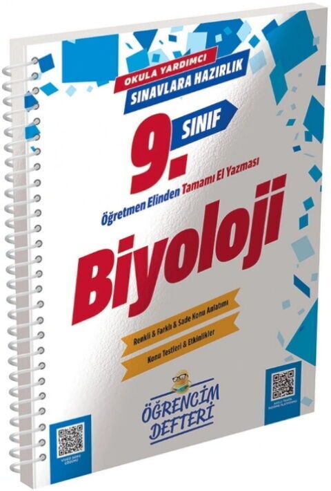 Murat Yayınları 9. Sınıf Biyoloji Öğrencim Defteri