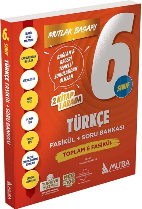 Muba Yayınları 6. Sınıf Türkçe Fasikül Soru Bankası