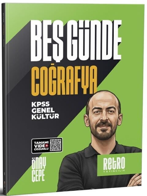 Retro Yayıncılık KPSS Genel Kültür Coğrafya Beş Günde Kamp Kitabı