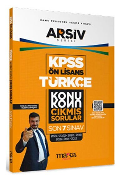 KPSS Ön Lisans Türkçe Konu Konu Çıkmış Sorular Son 7 Sınav Çıkmış Sorular Marka Yayınları