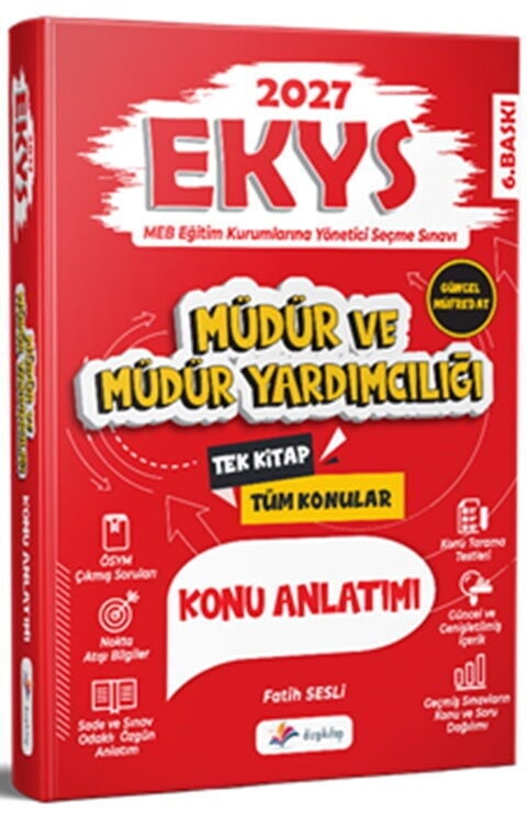 Dizgi Kitap 2027 MEB EKYS Müdür ve Müdür Yardımcılığı Konu Anlatımı
