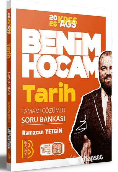 2026 KPSS AGS Tarih Tamamı Çözümlü Soru Bankası Benim Hocam Yayınları