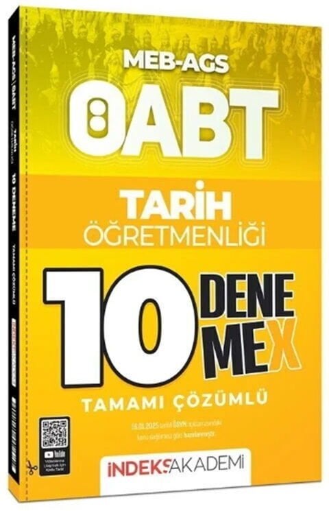 İndeks Akademi ÖABT MEB AGS Tarih Öğretmenliği 10 DenemeX
