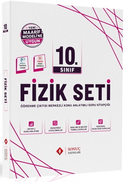 Sonuç Yayınları 10. Sınıf Fizik Maarif Modele Uygun Soru Bankası Modüller Set