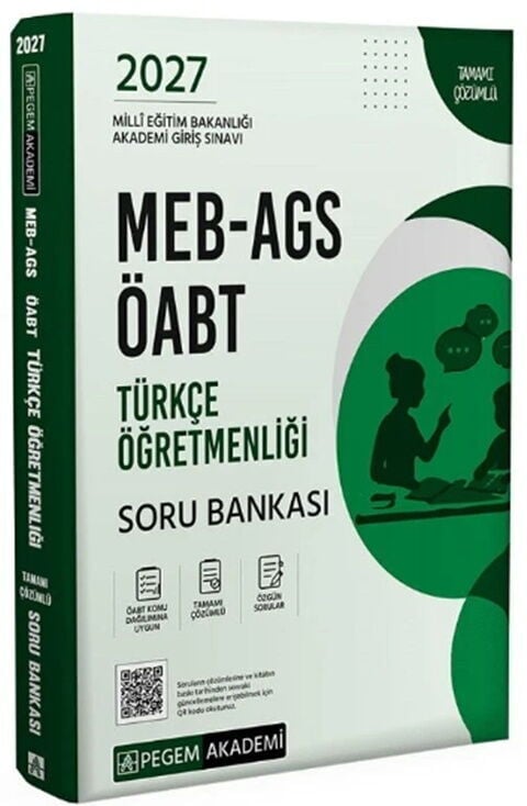 Pegem Yayınları 2027 ÖABT MEB AGS Türkçe Öğretmenliği Soru Bankası