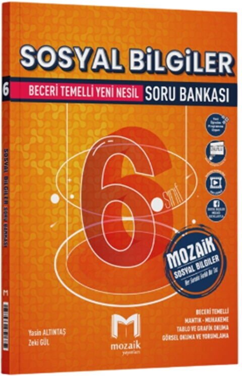 Mozaik Yayınları 6. Sınıf Sosyal Bilgiler Soru Bankası