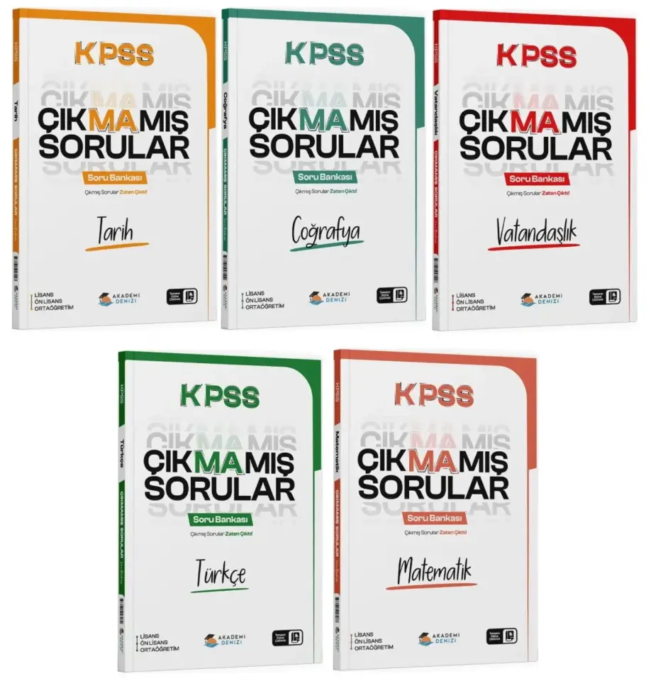 Çıkmamış Sorular Soru Bankası Seti + Çıkmamış Sorular 8+2 Deneme ( paragraf ve matematik kampı hediyeli )