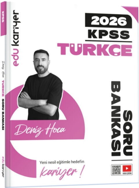 Edu Kariyer 2026 Deniz Hoca KPSS Türkçe Video Çözümlü Soru Bankası
