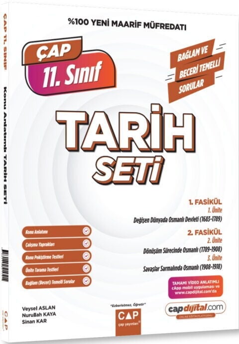Çap Yayınları 11. Sınıf Tarih Maarif Model Set