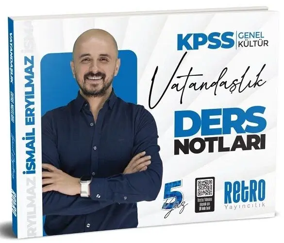Retro 2026 KPSS Vatandaşlık 5Yüz Ders Notları - İsmail Eryılmaz Retro Yayıncılık