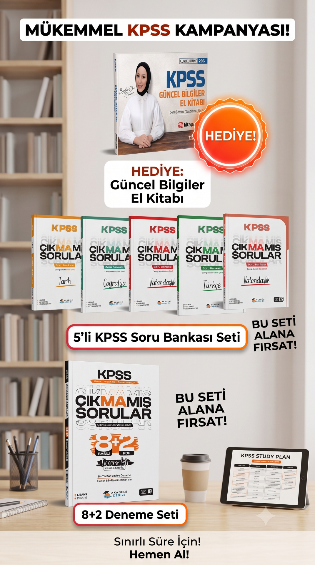 Çıkmamış Sorular Soru Bankası Seti + Çıkmamış Sorular 8+2 Deneme ( GÜNCEL BİLGİLER HEDİYELİ )
