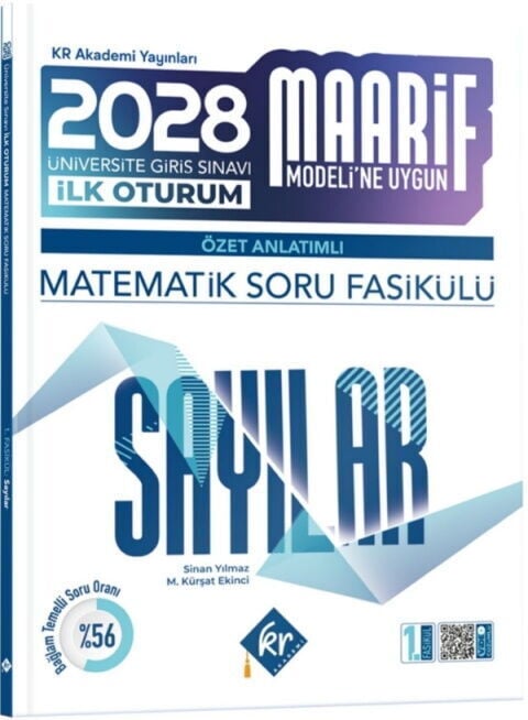 KR Akademi 2028 Maarif Modeli Üniversite Giriş Sınavı İlk Oturum Matematik Soru Fasikülü Sayılar Özet Anlatımlı