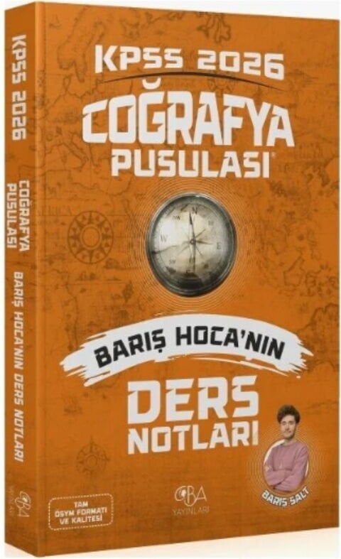 CBA Yayınları 2026 KPSS Coğrafya Pusulası Ders Notları
