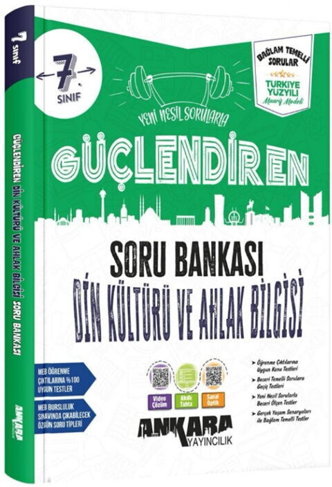 Ankara Yayıncılık 7. Sınıf Din Kültürü ve Ahlak Bilgisi Güçlendiren Soru Bankası