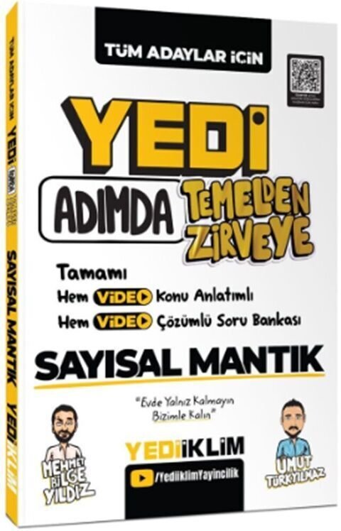 Yediiklim Tüm Adaylar İçin Yedi Adımda Temelden Zirveye Sayısal Mantık Video Konu Anlatımlı