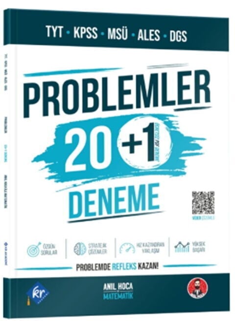 KR Akademi Anıl Hoca TYT KPSS MSÜ ALES DGS Problemler 20+1 Deneme