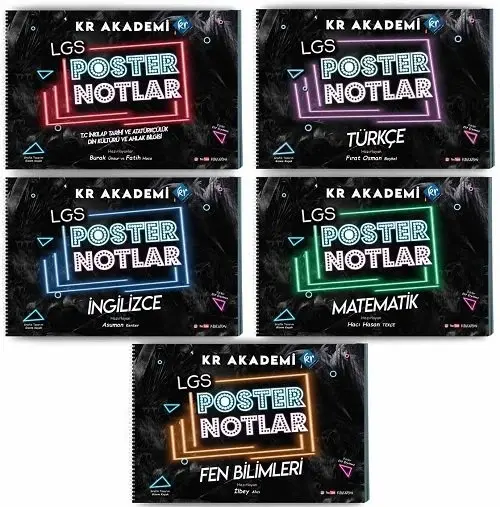 KR Akademi LGS Poster Notlar Seti