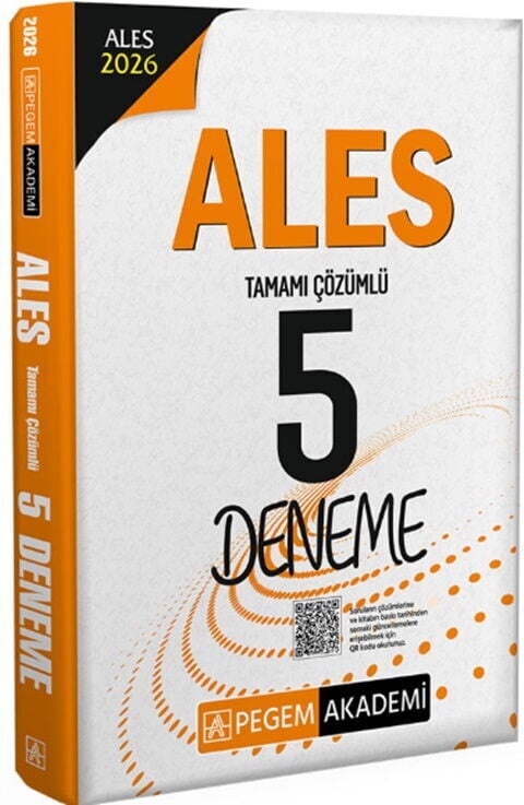 Pegem Yayınları 2026 ALES Tamamı Çözümlü 5 Deneme