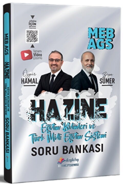 Dizgi Kitap 2027 MEB AGS Hazine Eğitim Bilimleri ve Türk Milli Eğitim Sistemi Tamamı Video Çözümlü Soru Bankası
