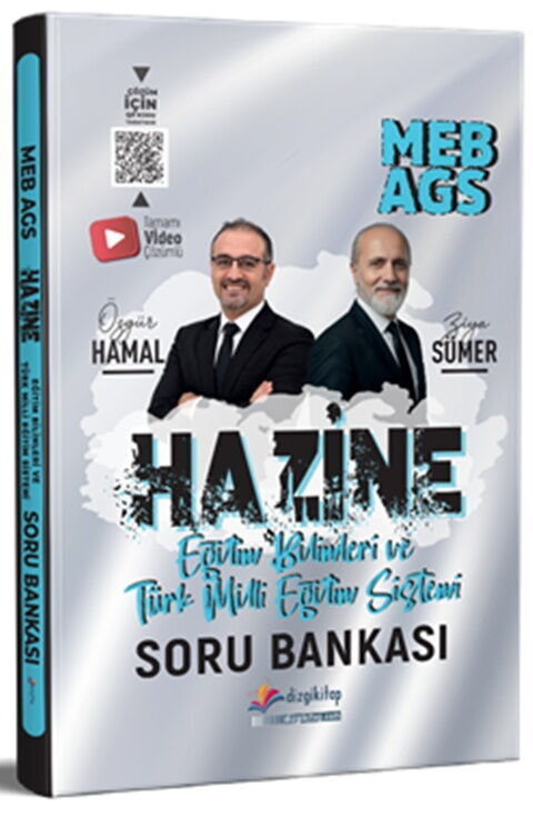 Dizgi Kitap 2027 MEB AGS Hazine Eğitim Bilimleri ve Türk Milli Eğitim Sistemi Tamamı Video Çözümlü Soru Bankası