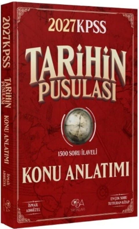 CBA Yayınları 2027 KPSS Tarihin Pusulası Konu Anlatımı