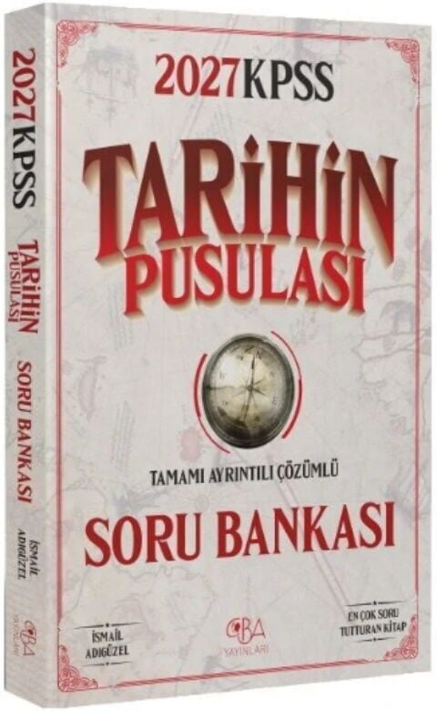 CBA Yayınları 2027 KPSS Tarihin Pusulası Soru Bankası