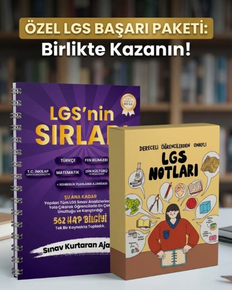 LGS'nin Sırları + VİN Kampüs LGS Ders Notları Seti