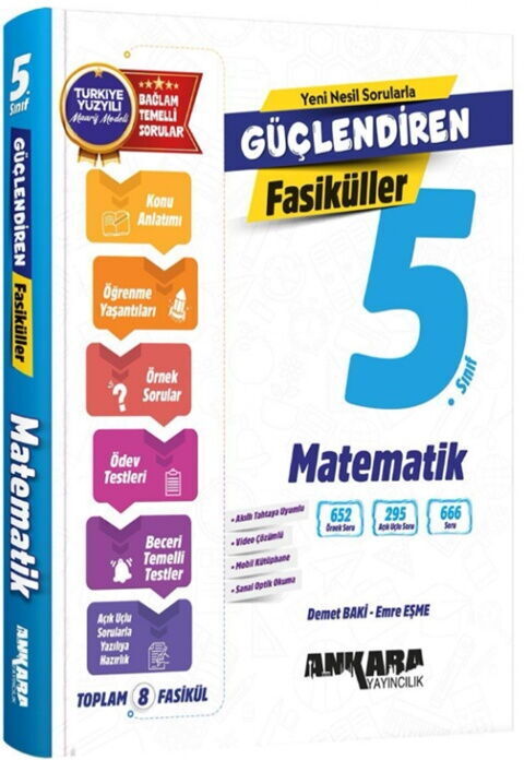 Ankara Yayıncılık 5. Sınıf Matematik Güçlendiren Etkinlikli Soru Bankası