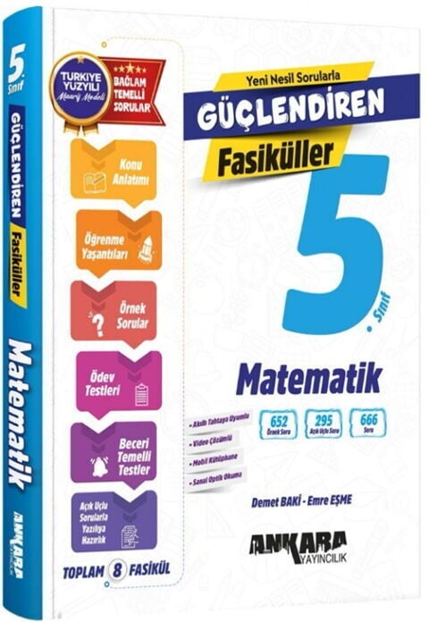 Ankara Yayıncılık 5. Sınıf Matematik Güçlendiren Etkinlikli Soru Bankası