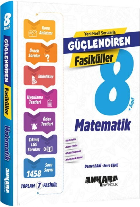 Ankara Yayıncılık 8. Sınıf Matematik Güçlendiren Fasiküller