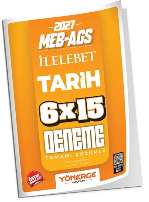 Yönerge 2027 MEB AGS Tarih İLELEBET 6x15 Deneme