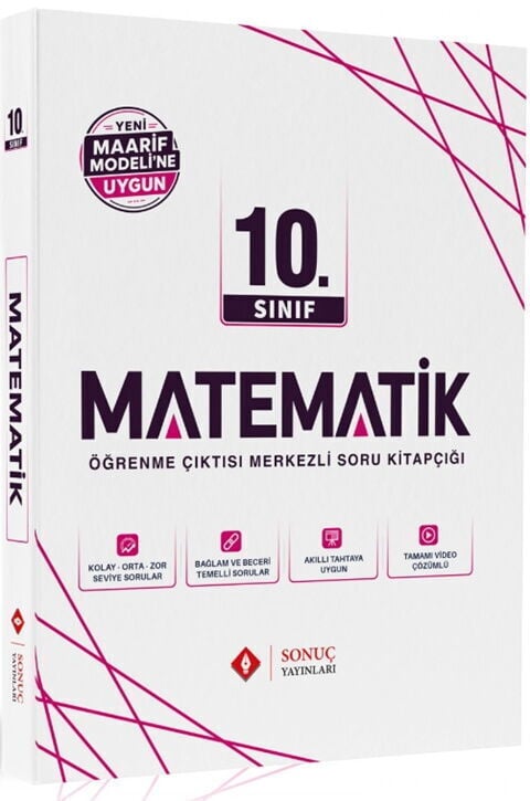 Sonuç Yayınları 10. Sınıf Matematik Maarif Modele Uygun Modüller Set
