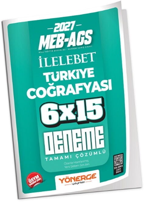 Yönerge 2027 MEB AGS Türkiye Coğrafyası İLELEBET 6x15 Deneme