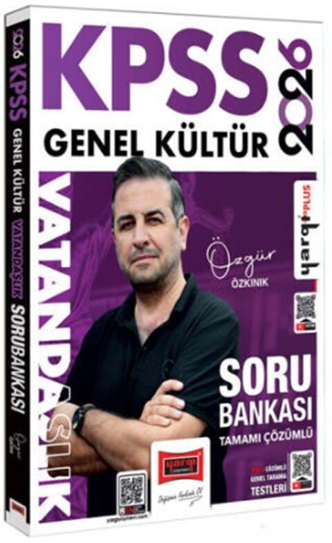 Yargı Yayınları 2026 KPSS Genel Kültür Vatandaşlık Tamamı Çözümlü Soru Bankası
