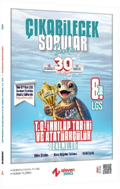 İşleyen Zeka 8. Sınıf LGS İnkılap Tarihi ve Atatürkçülük Çıkabilecek Sorular Denemeleri