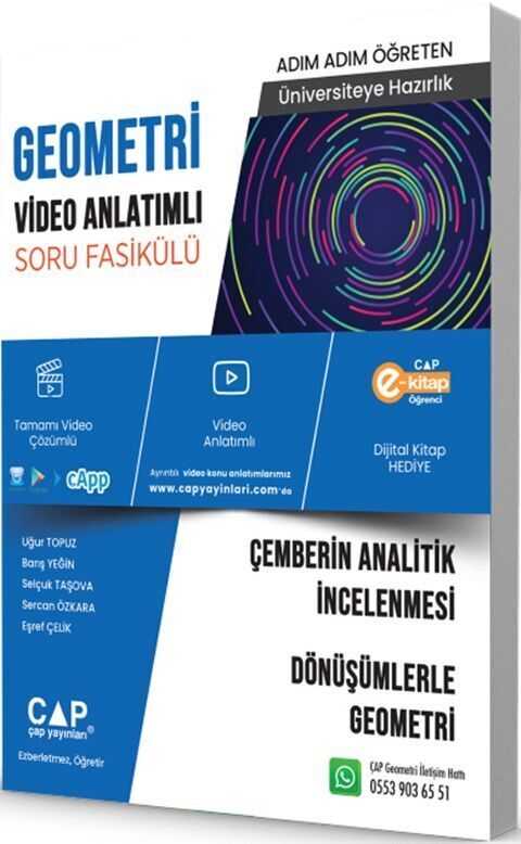 Çap Geometri Çemberin Analitik İncelenmesi Dönüşümlerle Geometri