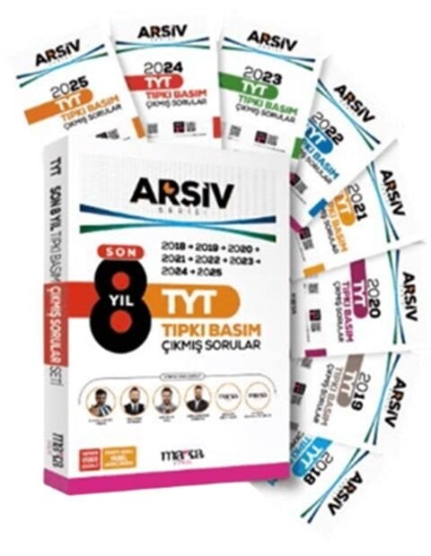 Marka Yayınları TYT 8 Yıl Arşiv Serisi Tıpkı Basım Fasikül Fasikül Çıkmış Sorular