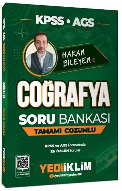 Yediiklim 2027 KPSS MEB AGS Coğrafya Soru Bankası