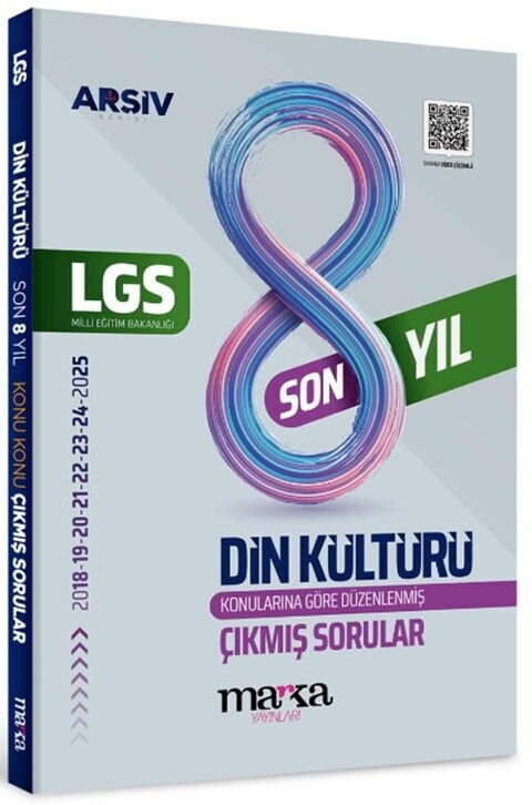 Marka Yayınları 8. Sınıf LGS Din Kültürü Konu Konu 8 Yıl Çıkmış Sorular