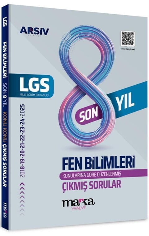Marka Yayınları 8. Sınıf LGS Fen Bilimleri Konu Konu 8 Yıl Çıkmış Sorular
