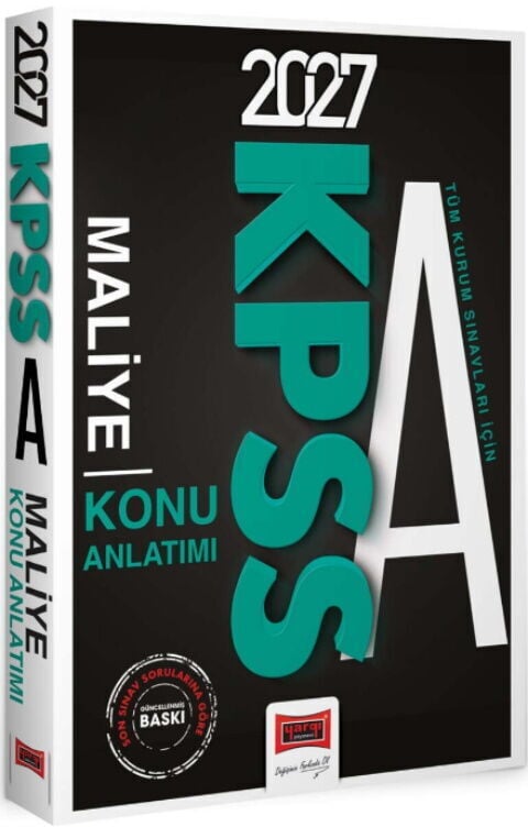 Yargı Yayınları 2027 KPSS A Grubu Tüm Kurum Sınavları İçin Maliye Konu Anlatımı