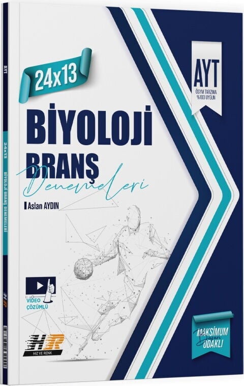 Hız ve Renk Yayınları AYT Biyoloji 24 x 13 Denemeleri