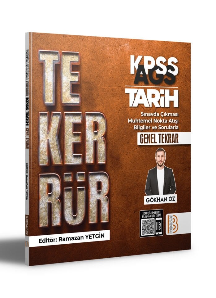 TEKERRÜR KPSS AGS Tarih Genel Tekrar Benim Hocam Yayınları