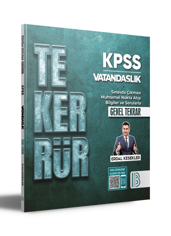TEKERRÜR KPSS Vatandaşlık Genel Tekrar Benim Hocam Yayınları